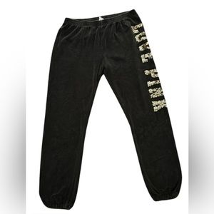 PINK sweatpants with sequins